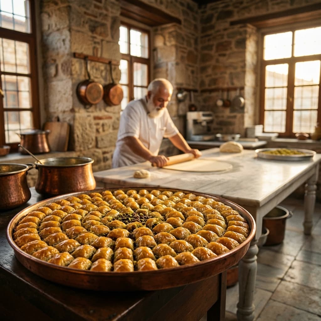 Tulumbak Baklava Yapımı