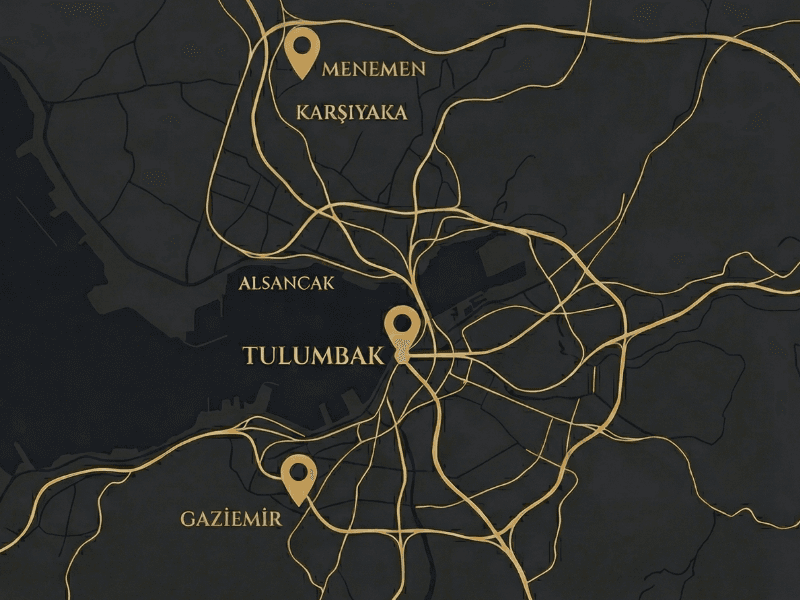 İzmir Teslimat Bölgesi Haritası